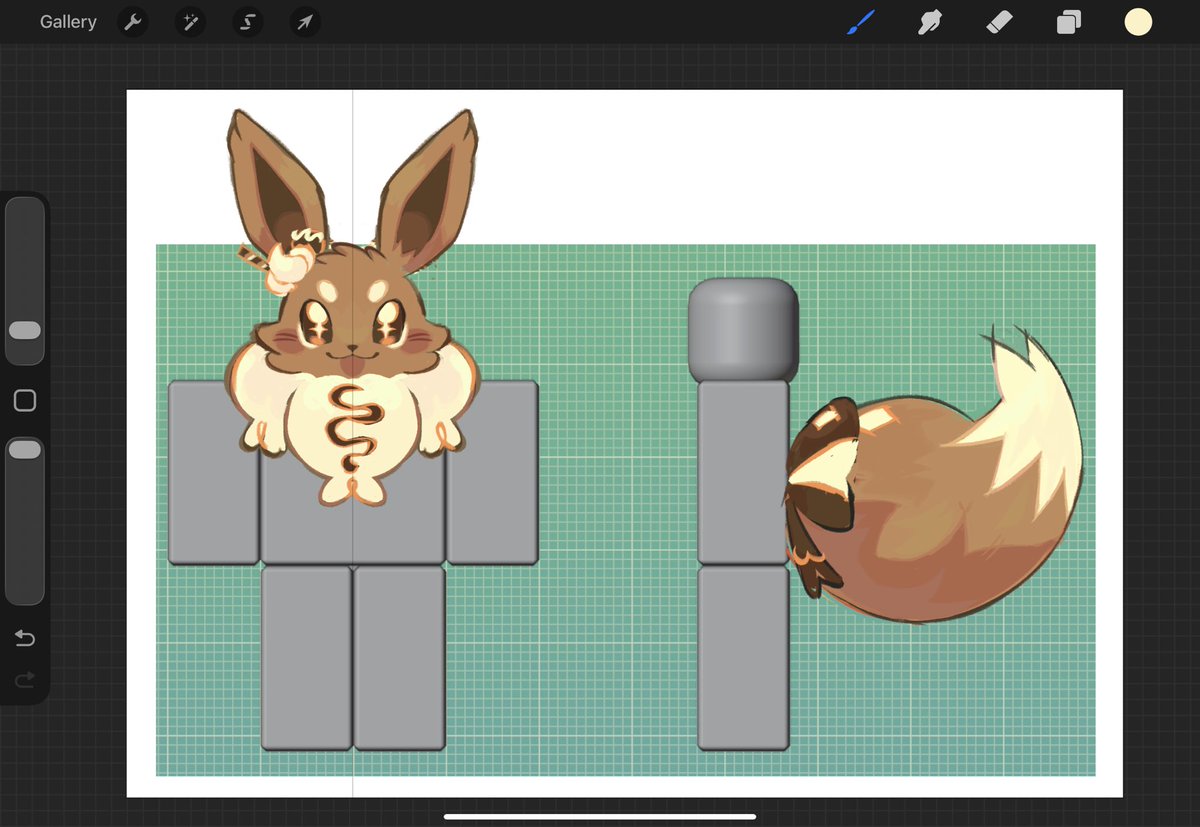 CherishBerryz's tweet photo. Thinkin about making some more UGC to better help fund the robux part of Roblox Rumble as I only have 70k rn, my sylveon ears did super well so hoping this does too https://t.co/ZUhoQRsj52