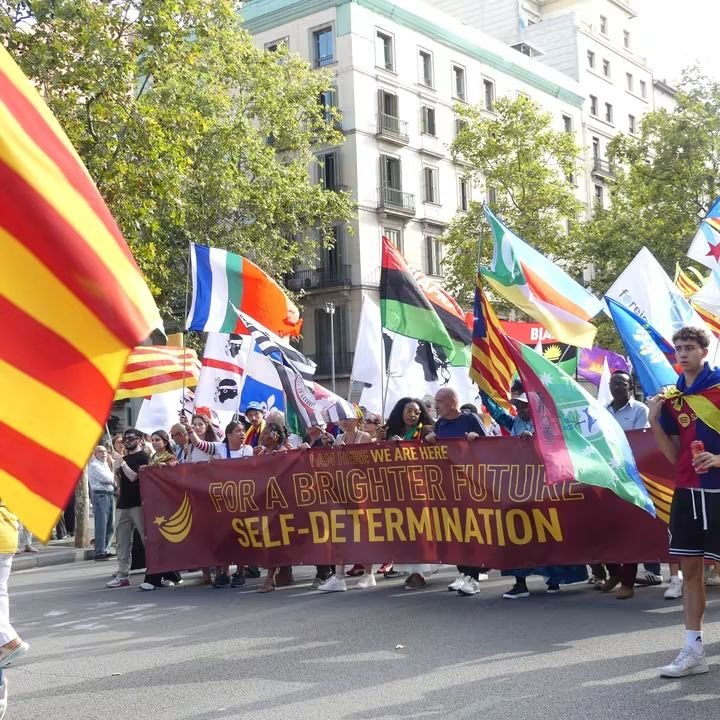 estatcatala's tweet photo. 11S2026 Representants de nacions sense estat de tot el món s’han sumat a la marxa a per la independència de Catalunya, provinents de Kurdistan, Nova Caledònia, Castella, Quebec, Sàhara , Biafra, Sardenya, Còrsega, Ogaden, Moluques del Sud i Euskadi, entre d’altres. (3)
@assemblea https://t.co/aPhkCIaqYJ