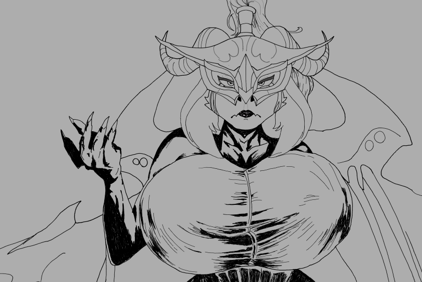 DeadwishC's tweet photo. Evil CaprineFemto Big Bongaloos (those aren't their Bongaloos)

C Progress of Someone's Fursona. https://t.co/QfiYaYPpsB