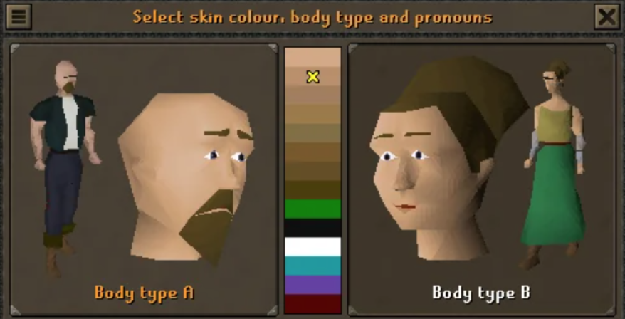 PrideslayerMMA's tweet photo. Jagex is endorsing FEMALE only tournaments but you still have to pretend that isn't a thing when choosing a gender for your character. https://t.co/UUvKvmzHFG
