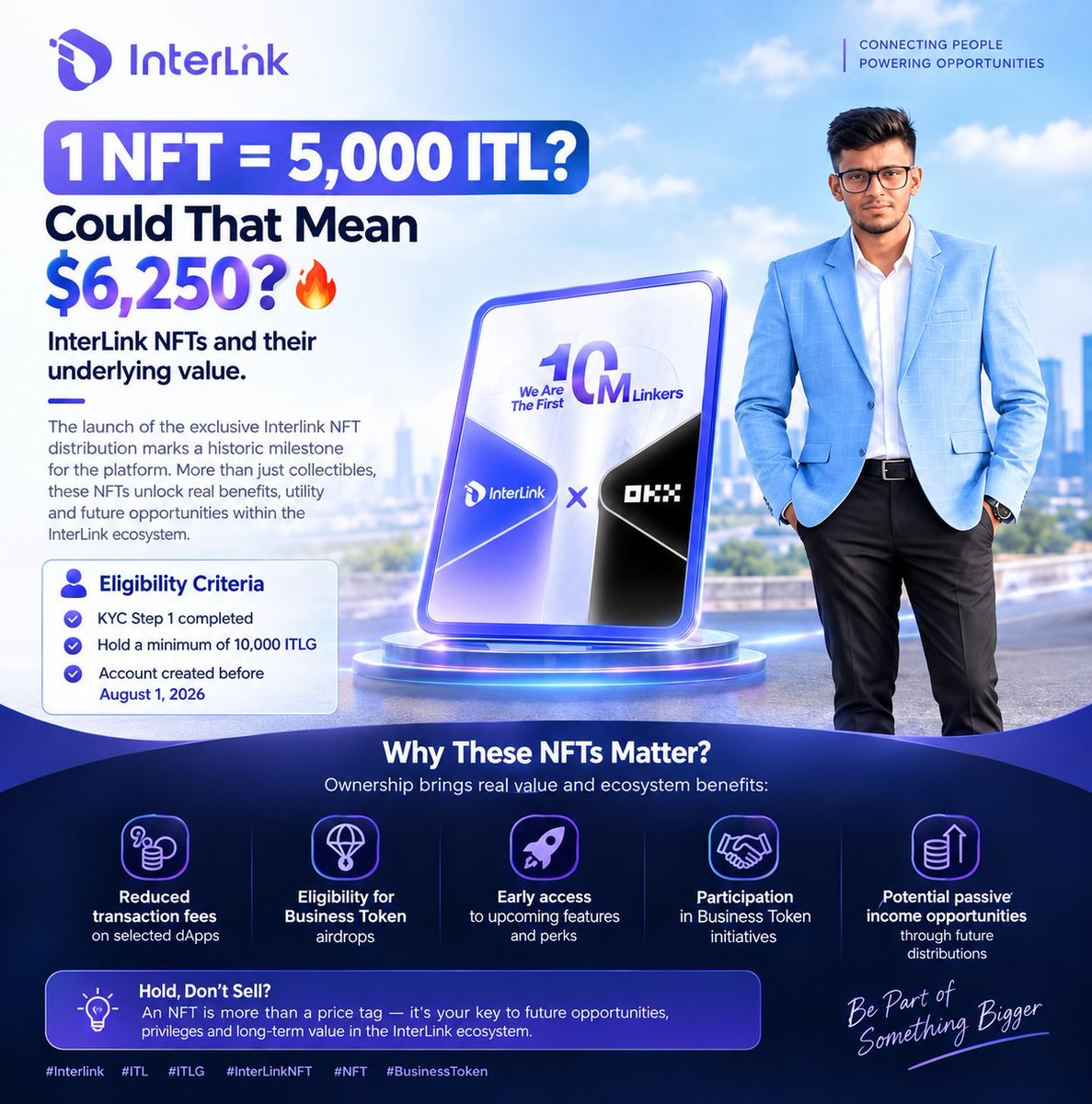 SadamX387's tweet photo. 🔥 1 NFT = 5,000+ ITL? Could That Mean $6,250+? 💎

#InterPredict #InterLink #Mainnet #Web3 #DeFi #BuildInPublic #PredictionMarkets https://t.co/69k9Cn482I
