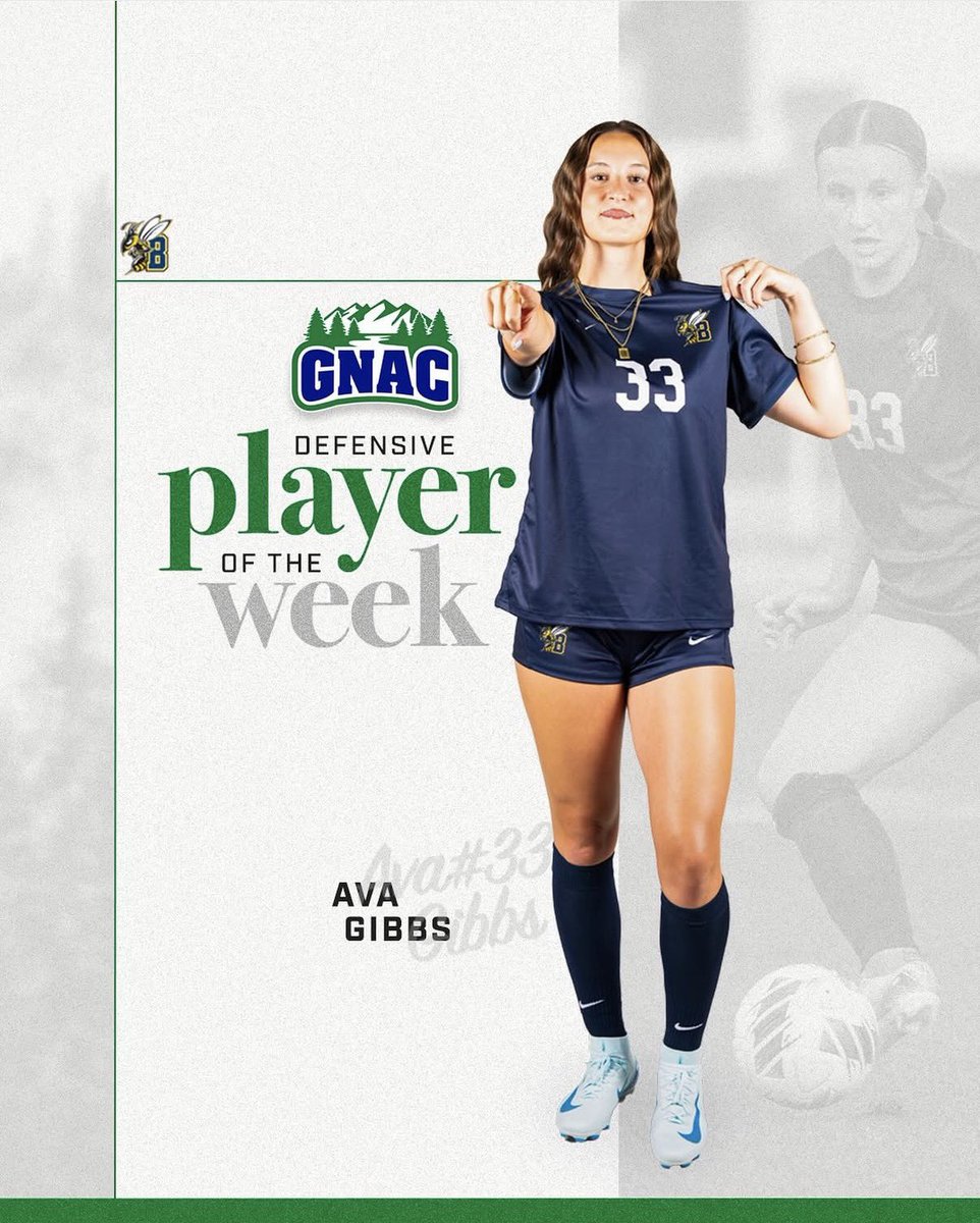 MSUBWSOC's tweet photo. 𝐃𝐏𝐎𝐓𝐖👏

Congratulations to Ava Gibbs on being named the GNAC Defensive Player of the Week ⚽️

Read more: https://t.co/VxEKqpFNei

#msubsports | #msubwsoc https://t.co/peMig5Mzne