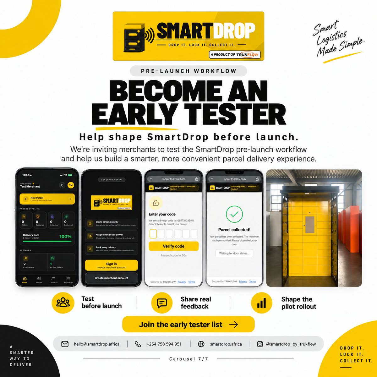 Trukflow's tweet photo. We’re preparing for early rollout and looking for merchants + users to test it first. https://t.co/VgXjs1EwPM