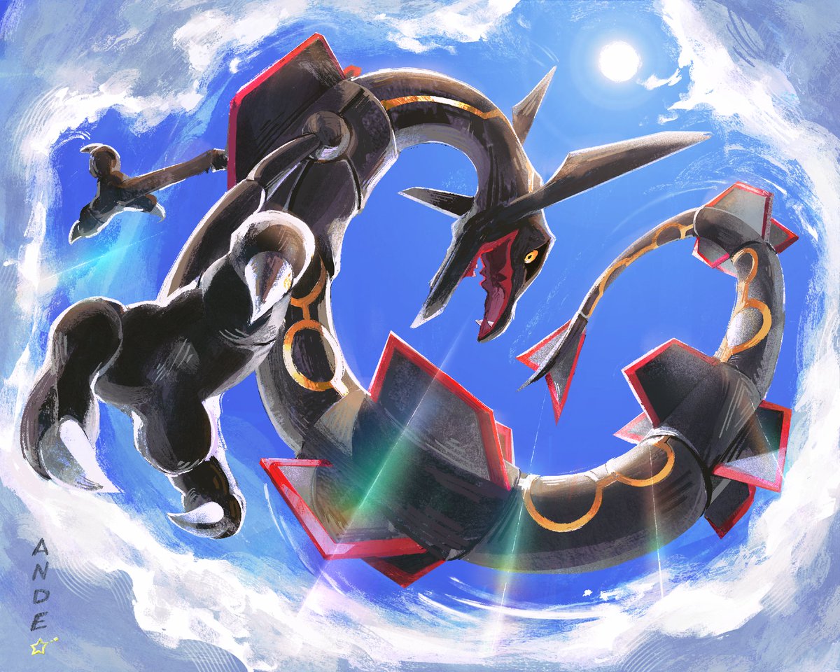 andewitt_art's tweet photo. GOLD STAR RAYQUAZA 💫 https://t.co/pGejbKMFSW
