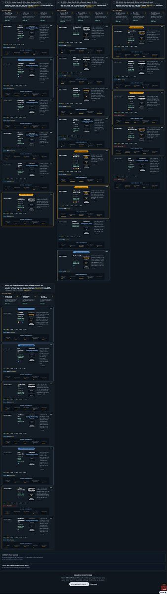 WorstPickz's tweet photo. 9/14 MLB Cheat Sheet/Breakdown

Site for higher quality viewing: https://t.co/ThX9dMvDRo

💎 = Underrated / I like
⚾ = Pitcher Hand Weakness / HR Target
⭐ = My Favorite
🚀 = 100+ mph EV
🏟️ = Good Park
🩹 = Sharp Spot
🧤 = Bum onna Mound
📜 = BvP History
🌕 = Moonshot (Elite Flyball/EV/HH HR Target)
💣 = High Blast %

This isn't subjected to just homeruns only run your Hits, Total Bases, Hits+Runs+Rbis parlays

Remember To Run Your Straights 

Zach Neto HR
Ben Rice 2 HR/HR

My Favorite Picks Are Highlighted in Red & My Gems Highlighted in Blue

Drop your Favorite plays in the comments!

Cheat sheet tracks every prop listed 

Like Retweet & Share if you like using the cheat sheet & good luck today.

If you have any suggestion or improvements you would like. comment it below 

All info sourced from: 
@GDI_App
@PropFinderApp