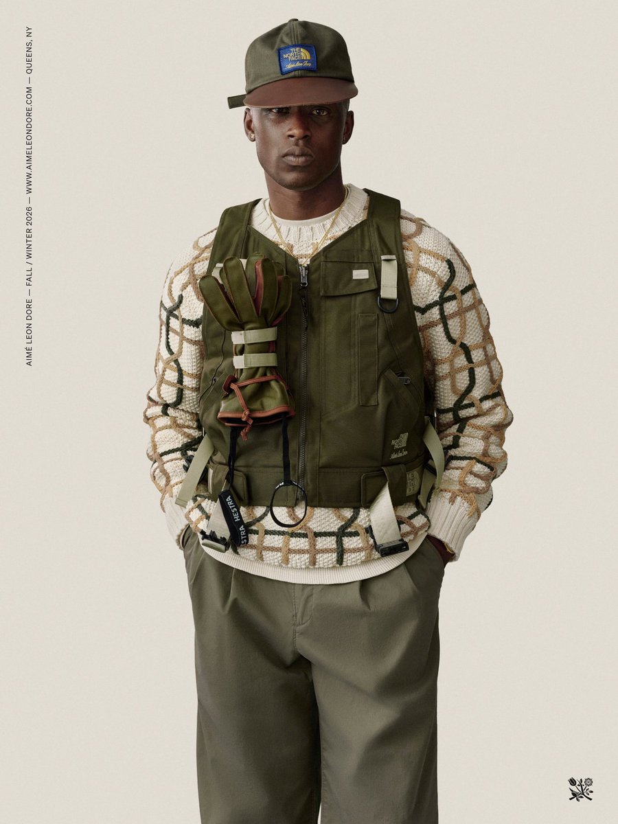 NottheSamo's tweet photo. The North Face e Aimé Leon Dore apresentam os primeiros passos da nova colaboração. https://t.co/fPYX3S5Pjr