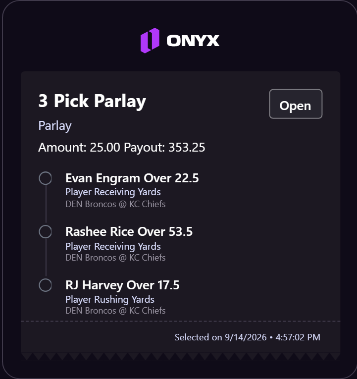 SportsByDustin's tweet photo. MNF 150% Boosted Parlay on OnyxOdds 🚀

If this hits, I will give 1 person that does the below $100 💰

Must:
Like &amp; Retweet this post.
Be following. https://t.co/l7FVL9zNam