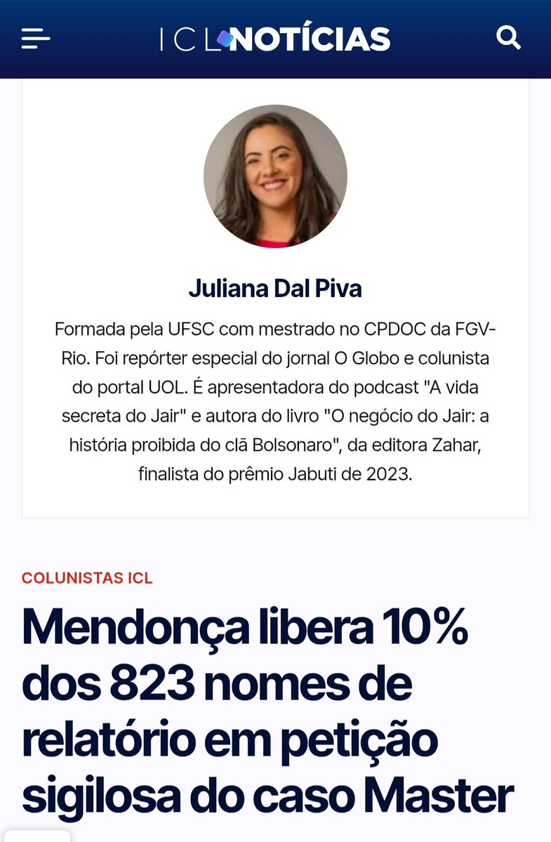 LulaoRei's tweet photo. A Juliana Dal Piva conseguiu sozinha, trabalhar mais que toda a imprensa tradicional brasileira! https://t.co/1iHVBcjDKZ