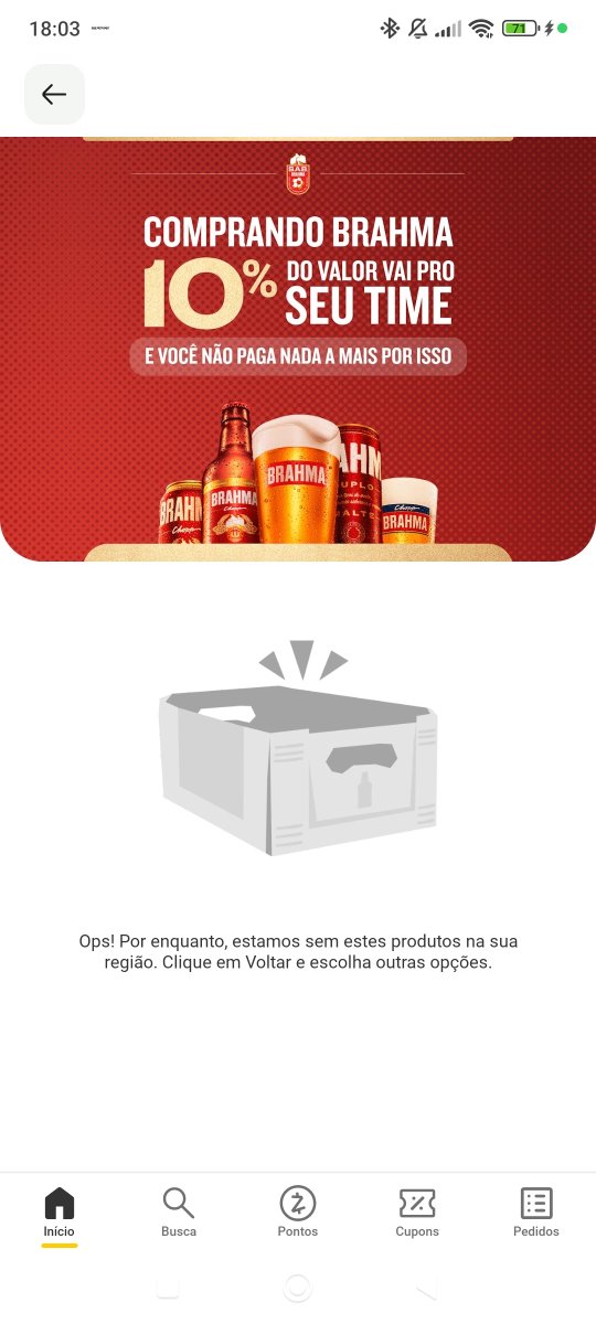 Rooh_Sparrow's tweet photo. Meu app só dá isso, aí é osso hein Brahma https://t.co/hsPKrKAUAd