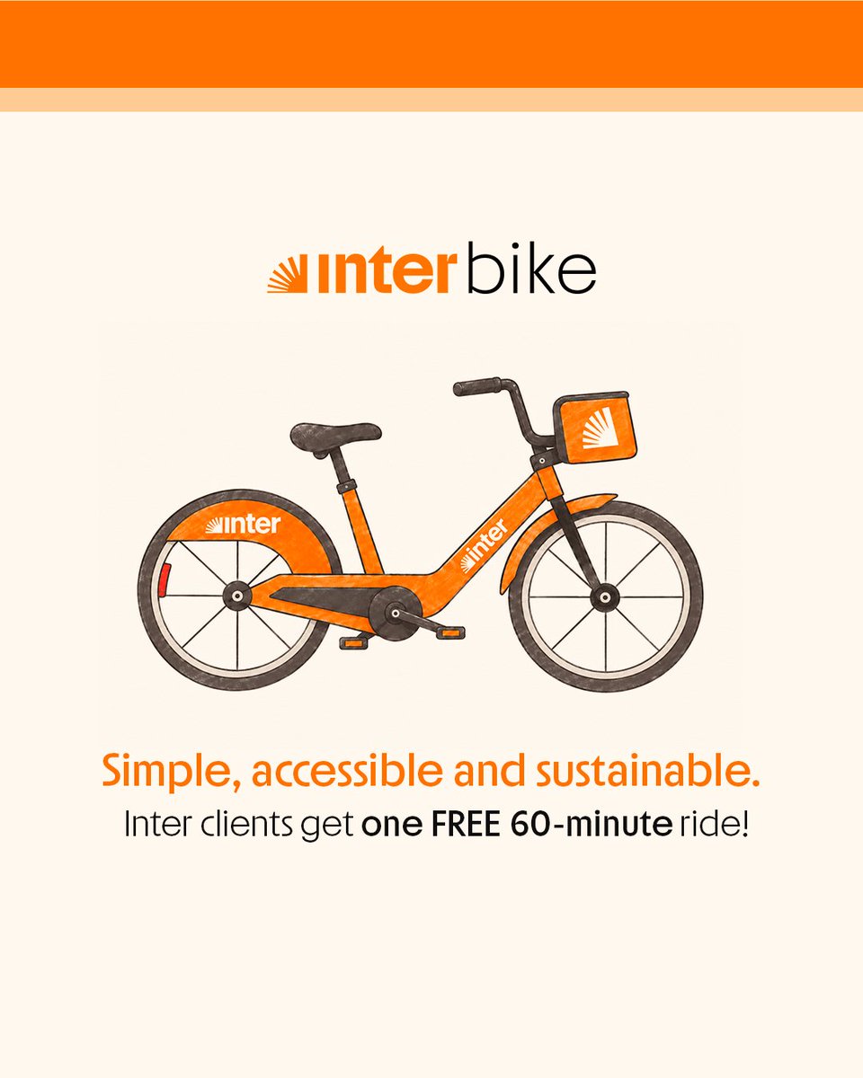 inter_us's tweet photo. Two new Inter Bike stations just opened in Miami 🚲🧡​

We love being close to the community, helping you commute, explore, ride The Underline, or just enjoy the outdoors.​

More ways to move through the city, the Inter way. ​

And of course, Inter clients get a complimentary 60-minute ride to start!​

Where are you riding first?