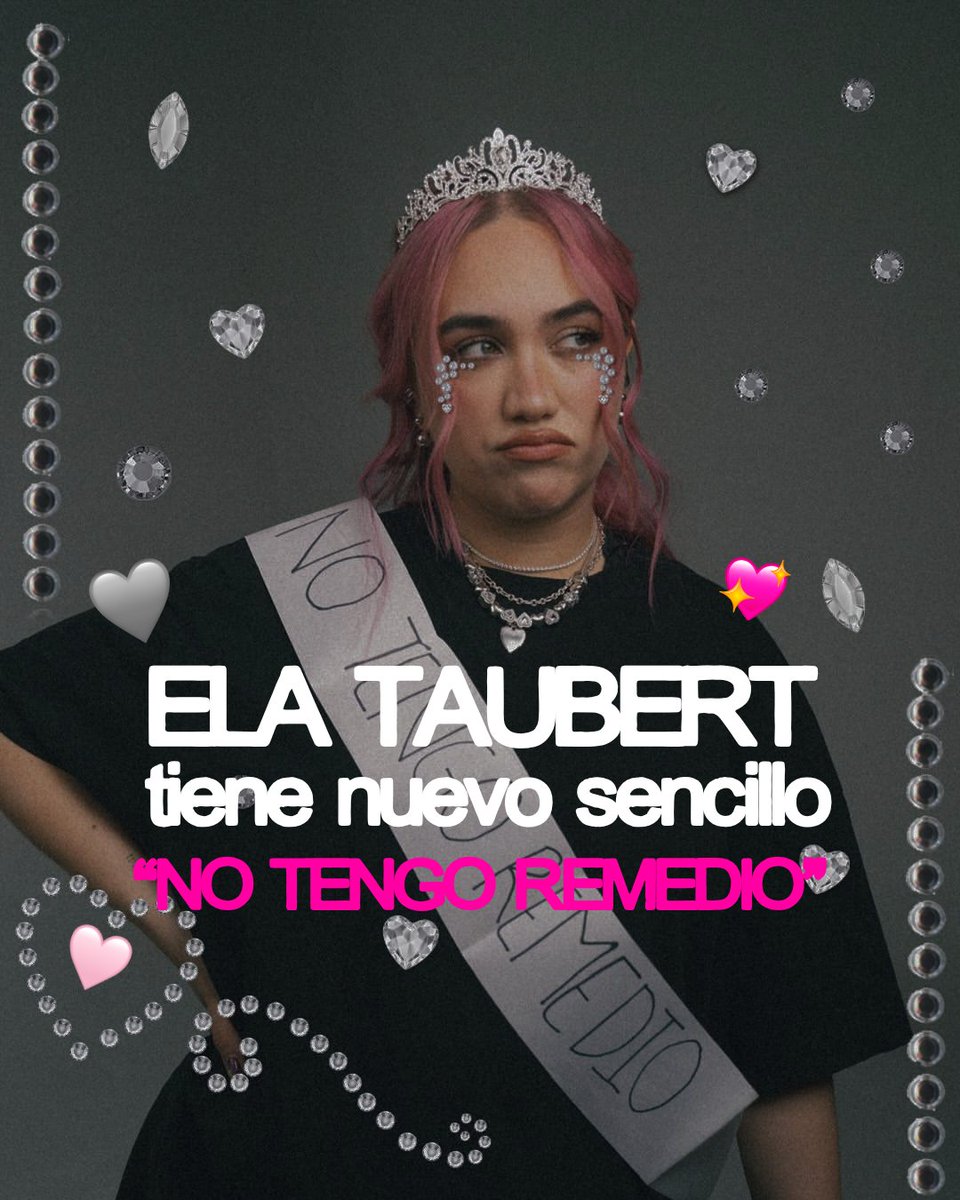 UMusicColombia's tweet photo. Nuevo expediente abierto: “No Tengo Remedio” de @elataubert.💘 

Con esta nueva canción, ELA le pone nombre a ese tipo de amor que sabemos que probablemente no nos conviene… pero del que igual no queremos despedirnos. 👀

Este lanzamiento hace parte de una nueva era mucho más fresca, romántica y juguetona, donde cada canción nos lleva a una historia diferente.

Y mientras ELA sigue creciendo como una de las voces más destacadas del pop latino, nosotros solo tenemos una pregunta:

¿Cuál sería el diagnóstico de tu expediente? 💌

#elataubert