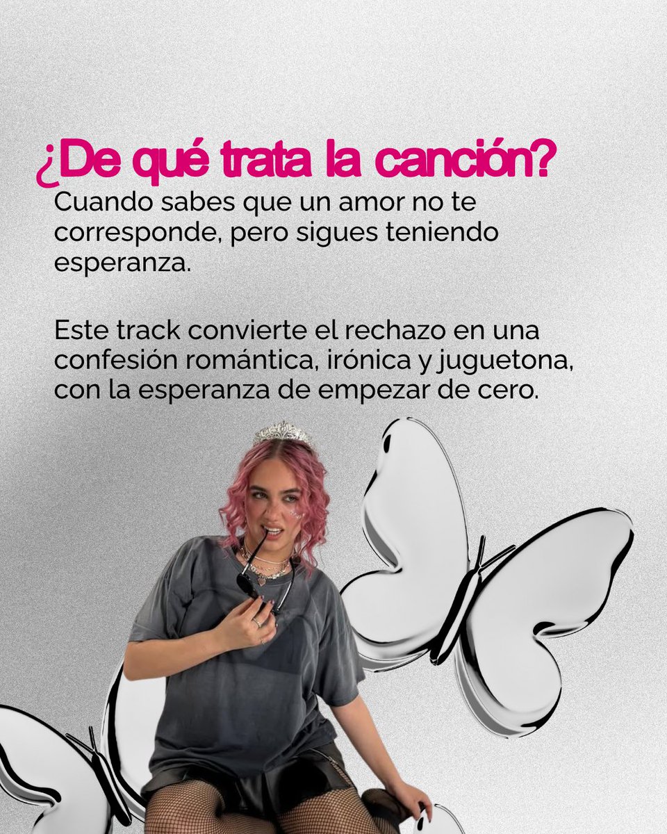 UMusicColombia's tweet photo. Nuevo expediente abierto: “No Tengo Remedio” de @elataubert.💘 

Con esta nueva canción, ELA le pone nombre a ese tipo de amor que sabemos que probablemente no nos conviene… pero del que igual no queremos despedirnos. 👀

Este lanzamiento hace parte de una nueva era mucho más fresca, romántica y juguetona, donde cada canción nos lleva a una historia diferente.

Y mientras ELA sigue creciendo como una de las voces más destacadas del pop latino, nosotros solo tenemos una pregunta:

¿Cuál sería el diagnóstico de tu expediente? 💌

#elataubert