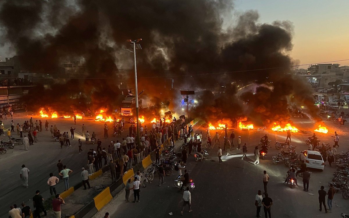 instablog9ja's tweet photo. Protests Erupt in Syria After Fuel Prices Surge 40% Overnight https://t.co/YWTd9QqFGA