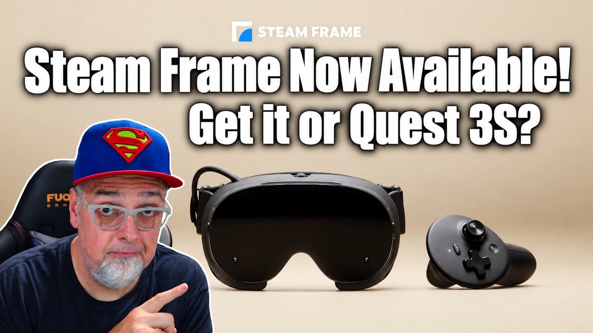 madlittlepixel's tweet photo. The Valve Steam Frame is coming... And its a little Pricey.. but its also essentially a Steam Machine VR PC... runs Steam OS... worth it or should you just get a Quest 3S for 1/3 the price? 
Discuss in my video: https://t.co/19hjoGxS5K https://t.co/rbqqpgPNHk
