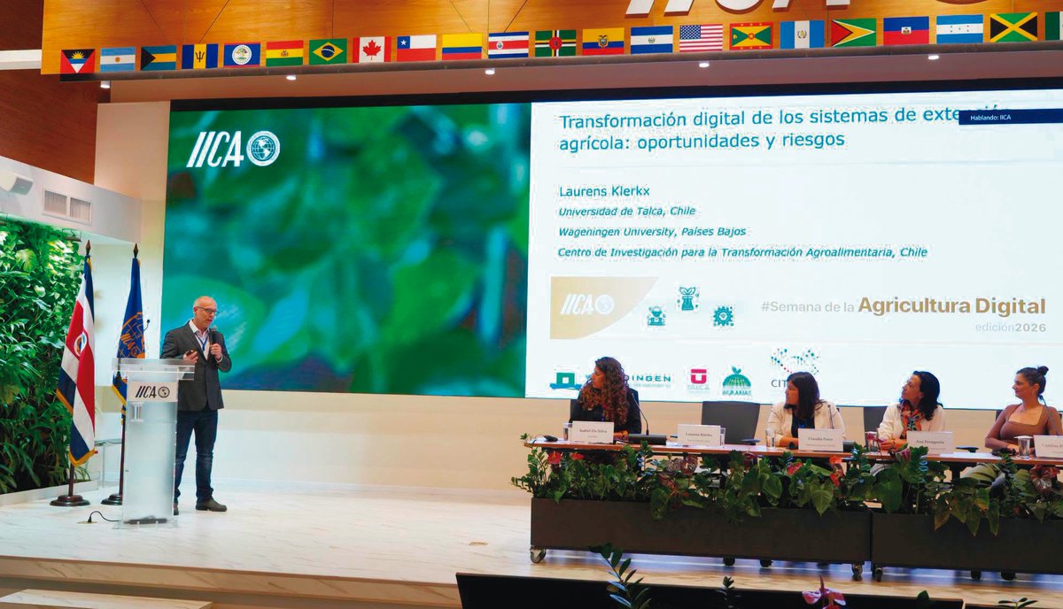 INDAP_Chile's tweet photo. En Costa Rica📍Ante gobiernos de América y entidades para la ruralidad reunidos en la Semana de la Agricultura Digital #IICA, INDAP presentó  la experiencia en #Ñuble de conectividad y digitalización de la asistencia en la agricultura familiar campesina 
👉https://t.co/4CK3Vq31BD https://t.co/QP11dIsTCH