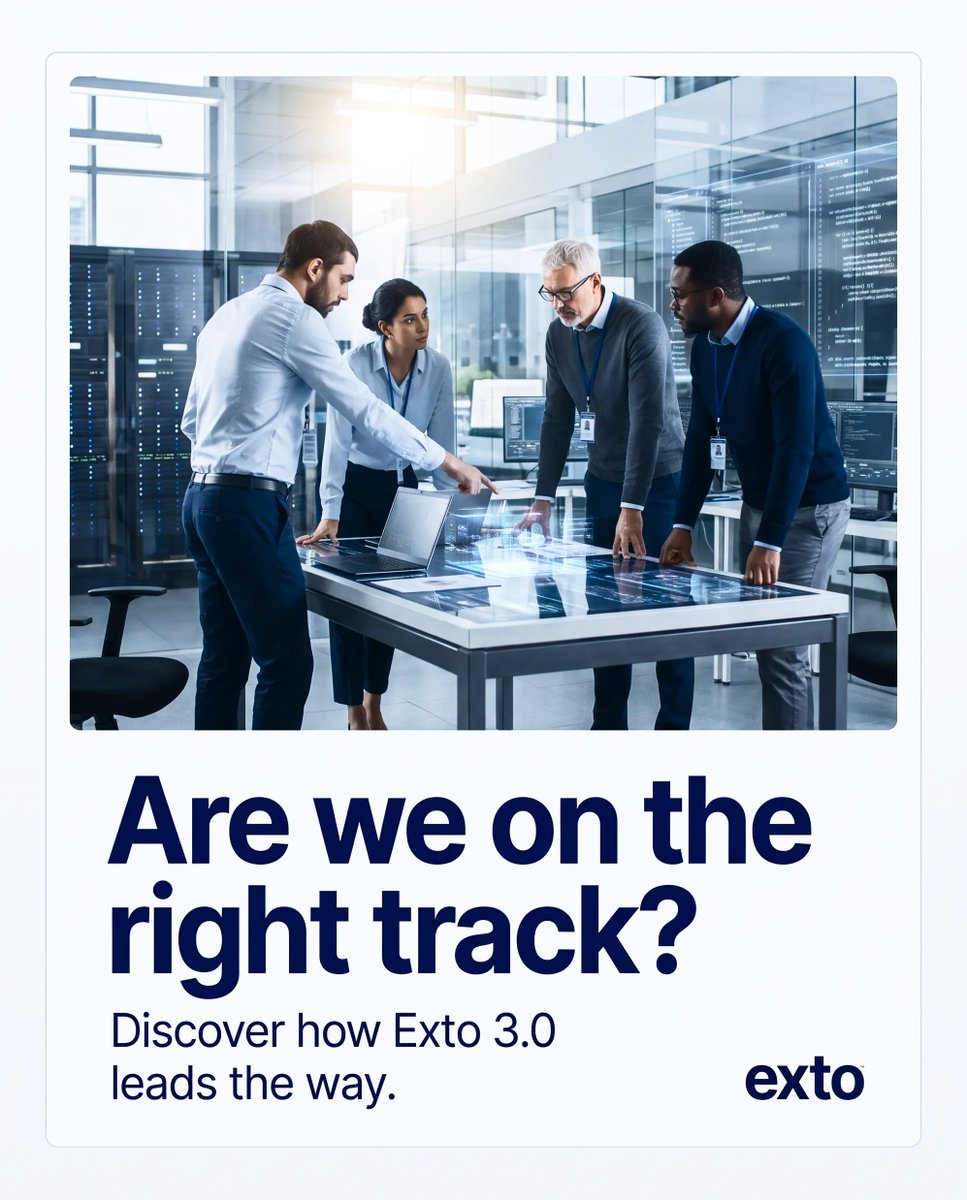 Exto360's tweet photo. Are we on the right track? Every program leader asks it. Every owner. Every superintendent.
For most projects, the answer takes a status meeting, three spreadsheets, and a leap of faith. For teams running on Exto 3.0, it takes one glance.
The right track becomes the current track https://t.co/GdQNrSRuQW