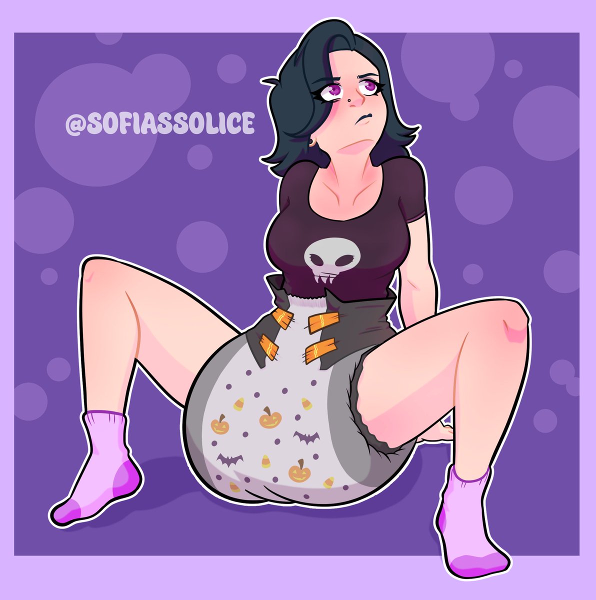 SofiasSolace's tweet photo. El promised to make messies as long as more people claim comm slots 🍼✨
#Abdl #Abdlart #diaper #diapergirl https://t.co/aODiBFdQST