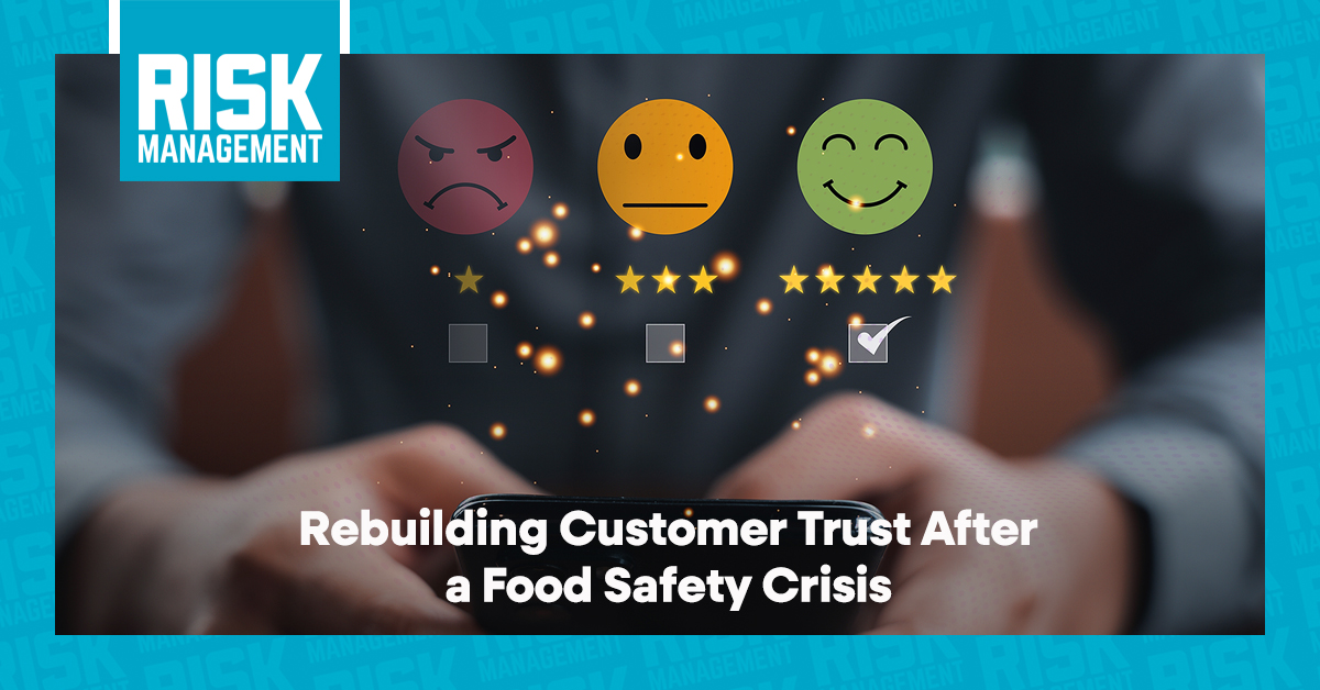 RiskMgmt's tweet photo. According to a recent survey, 66% of adults are hesitant to purchase from brands after a food safety crisis. These tips can help businesses regain consumer trust and restore brand value in the wake of a recall or other food safety issue: https://t.co/KQ8csHOHxS https://t.co/YiEjpZrHdY