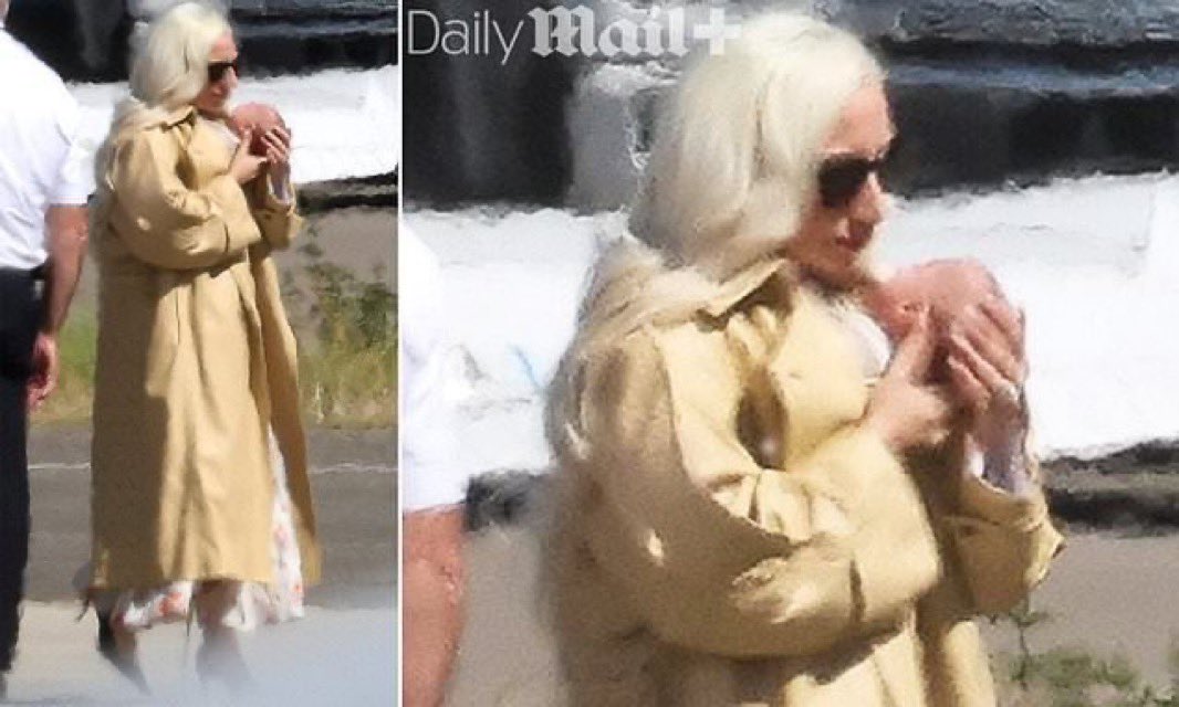 choquei's tweet photo. 🚨VEJA: De acordo com uma fonte do Daily Mail, o filho de Lady Gaga já teria mais de 2 meses. https://t.co/ImjVJnBwY9