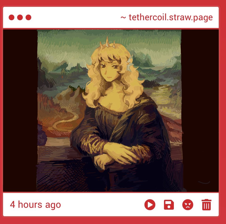 tethercoil's tweet photo. You people are genuinely insane, HOW are we drawing Zam as the Mona Lisa on strawpage https://t.co/GL0VvSzLUl