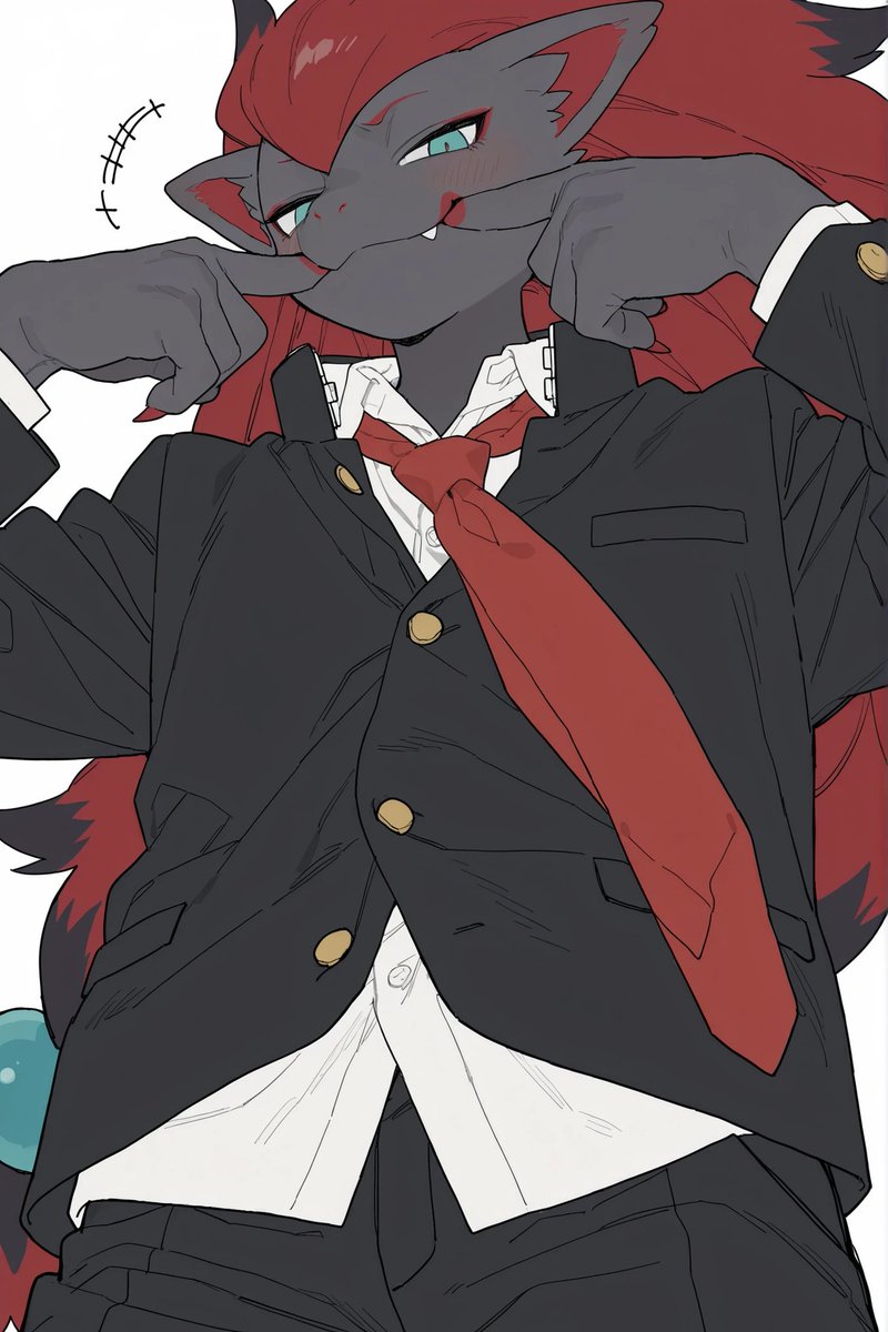 GanSigong's tweet photo. ゾロアーク https://t.co/wrKz9SvQng