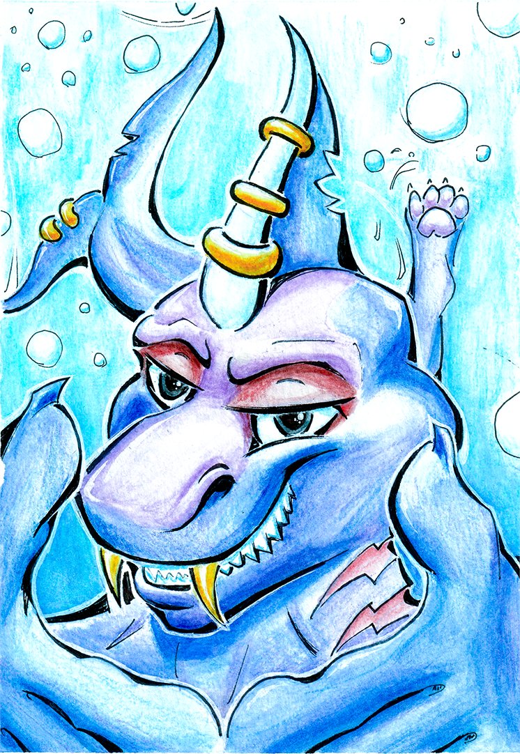 RayOne_Artworks's tweet photo. “This Shark Slays!”

Another one of my headshots is ready to be delivered. <3 https://t.co/HeqVXok57r