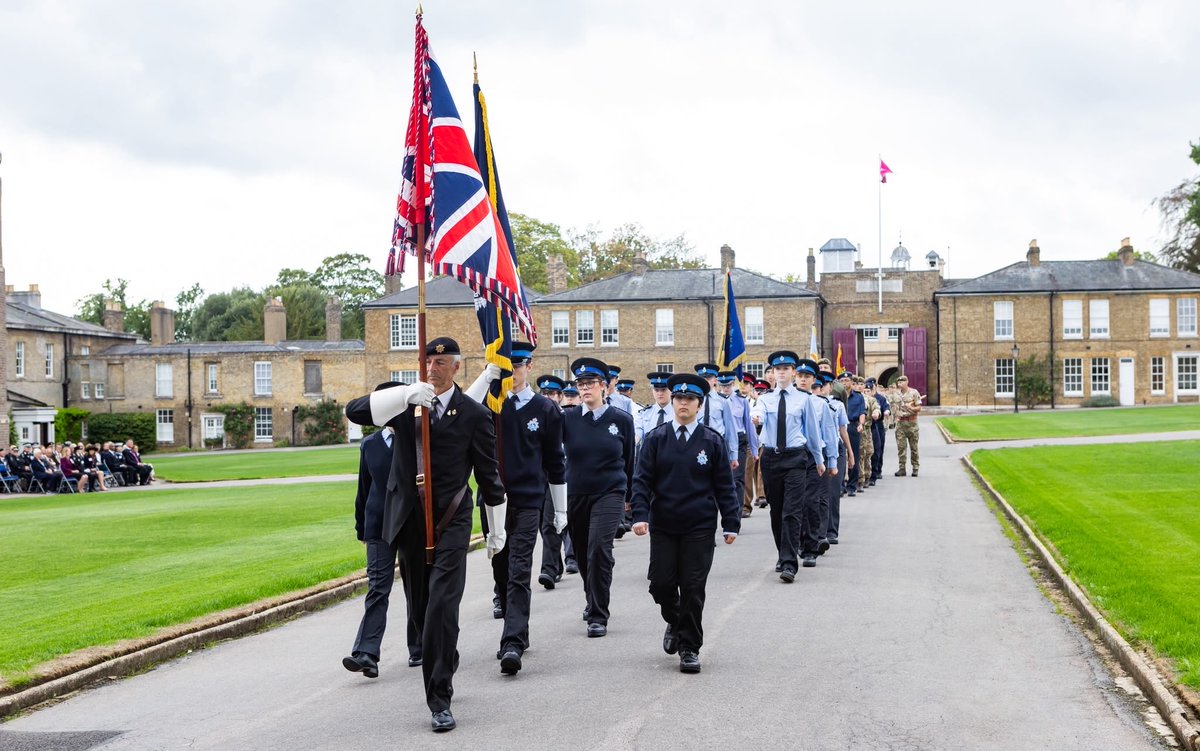 hertslieutenant's tweet photo. An honour to take the salute at the Royal British Legion cadet parade at Haileybury School . The message is clear – cooperation and coordination between the various groups of cadets,  RBL and the community working together. https://t.co/s82mDr5nCI