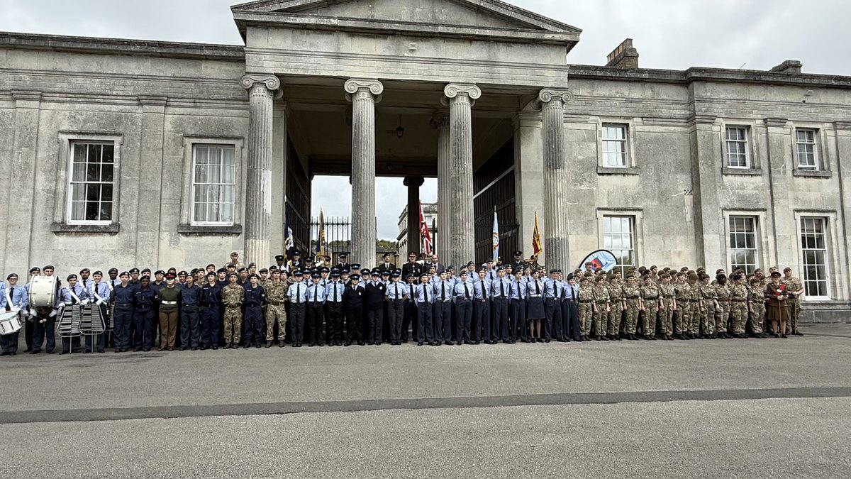 hertslieutenant's tweet photo. An honour to take the salute at the Royal British Legion cadet parade at Haileybury School . The message is clear – cooperation and coordination between the various groups of cadets,  RBL and the community working together. https://t.co/s82mDr5nCI