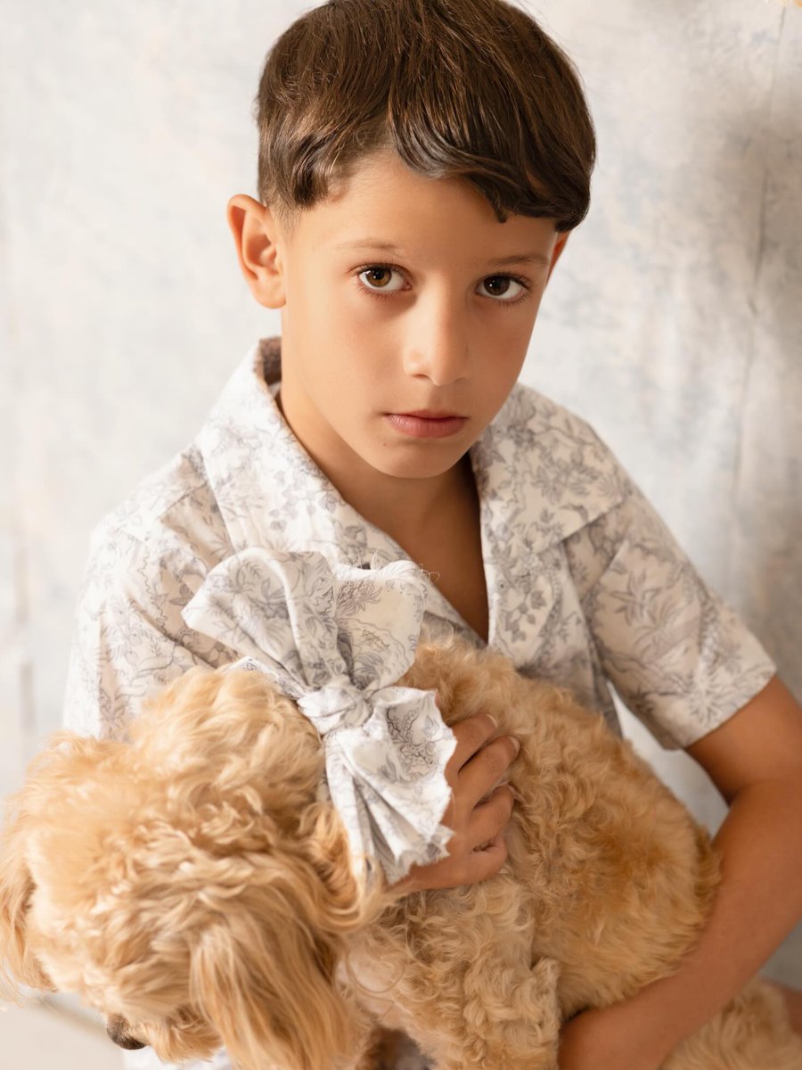 wilantros's tweet photo. Fabric steals the show: playful prints layered with sweetness, from bow-tied dogs to matching doll dresses. And did you spot the matching lampshade? Styled and photographed by @sarafinkstudio https://t.co/1ucqvkqfuB
