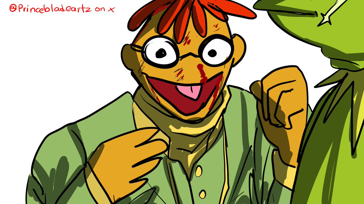 princebladeartz's tweet photo. WHAT I NEED IN MY LIFE IS A FROG #muppetbachi #kagurabachi https://t.co/C2hj576i8v