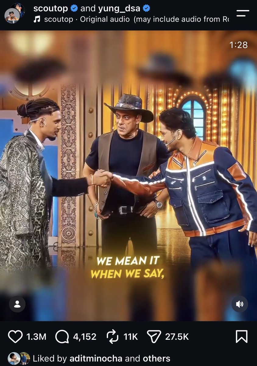 SimranAstha's tweet photo. Qazi literally got more reach and likes in his solo reel in comparison to yung/Scout collaboration reel 🔥🔥

Real audience all over India r loving him ❤️❤️❤️

#BB20 #BiggBoss20 #QaziTouqeer https://t.co/6PZHV8yUF2