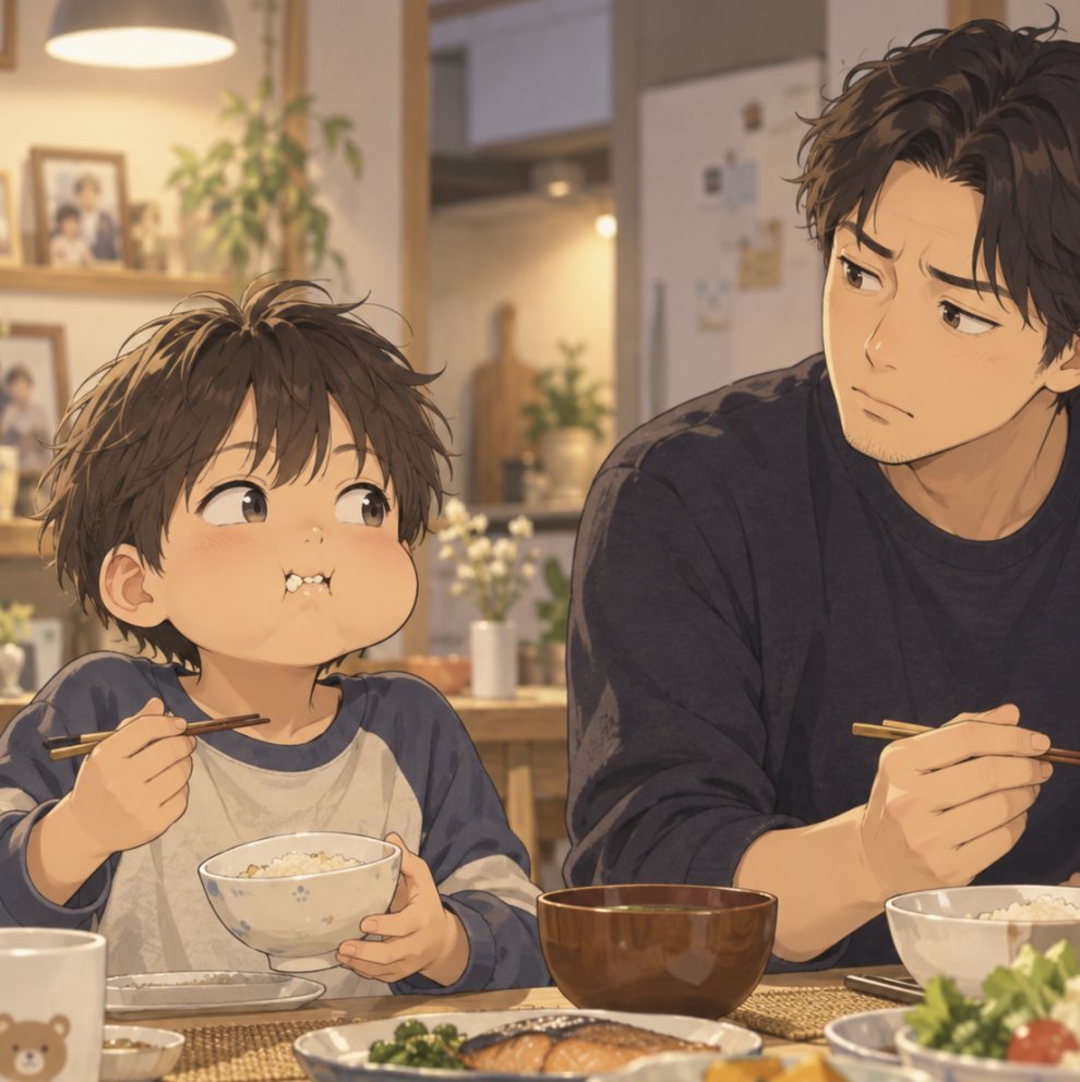 youinfo01's tweet photo. ご飯を口いっぱいに入れて
リスみたいにほっぺを膨らませるの
何回言ってもやめない

「飲み込んでから次ね」
って毎日のように言ってるのに

気づくとまたパンパン

かわいいんだけど
普通に危ないからやめてほしい... https://t.co/HzcvtvHrai
