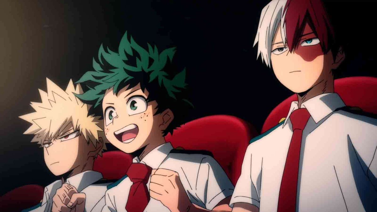 Mangaic2's tweet photo. I have a genuine question:

Do you guys actually like the English dub of MHA? I’m curious what everyone thinks about the voice acting, especially for the main characters. Is there anyone whose dub voice you actually prefer over the Japanese version? 🤔 https://t.co/j4Ao6tdAAe