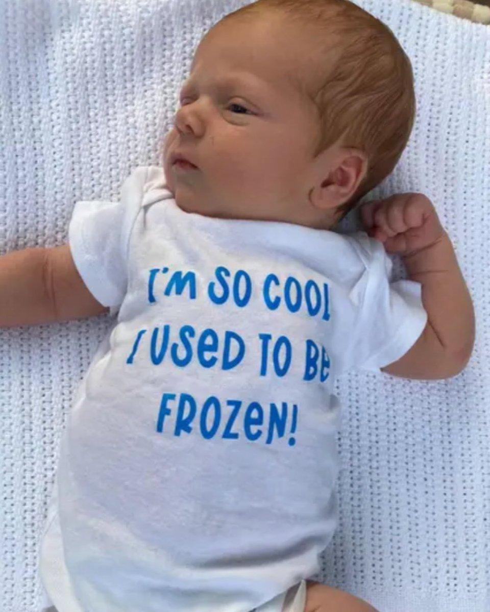 LiveAction's tweet photo. Meet Thaddeus Daniel Pierce, the “World’s Oldest Baby.”

Baby Thaddeus was conceived via IVF in 1994 along with three siblings. His biological parents implanted his sister and froze the rest of their children.

After divorcing, Thaddeus’ biological mother gained custody of the remaining embryos. She intended to implant them, but menopause led her to choose embryo adoption.

In 2024, Lindsey and Tim Pierce adopted Thaddeus and his two remaining siblings after 7 years of infertility. One embryo died after being defrosted, and two were implanted in Lindsey’s uterus.

Only Thaddeus survived.

Thaddeus was born on July 26th, 2025. But he’s biologically 31 years old.

Media outlets are confused: They say Thaddeus was created or born “from an embryo that was frozen.” But Thaddeus’ life didn’t begin in 2024 or 2025. He was alive in 1994 and was alive during the 30 years being frozen.

Thaddeus was the embryo. He’s the same human being, just older now.

Thaddeus is a miracle. But also a victim of an unethical practice.

No child should be subjected to IVF, as it puts children at serious risk.

➡️ 40% increased risk of birth defects
➡️ Double the chance of stillbirth
➡️ Higher risk of childhood leukemia
➡️ Low birth weight
➡️ Higher blood pressure
➡️ Hormonal imbalances
➡️ Advanced bone age
➡️ Cardiovascular issues
➡️ Cerebral palsy
➡️ Autism spectrum disorder
➡️ Infertility

More lives are lost during IVF than born alive.

Only 7% of human embryos created via IVF result in a live birth.

93% of these lives are frozen, miscarried, or aborted.

Over 1 million embryos are currently frozen in the U.S.

Thaddeus was treated as an “extra” baby, frozen for 30 years, and two of his siblings were killed.

Children deserve better.
Ban IVF now.

Source: Nancy Flanders/@LiveAactionNews