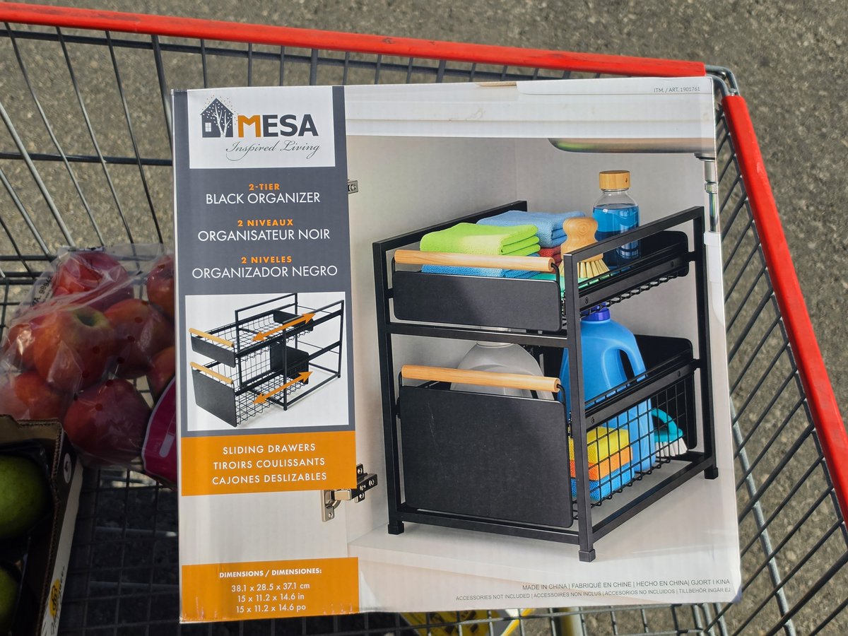 FiredUpCoug's tweet photo. I thought about buying my wife flowers at Costco today. 

But I really wanted her to know that I love her...

So I bought her an under-counter organizer for the bathroom. https://t.co/F4BdVLispQ