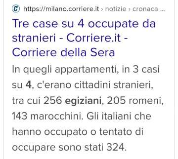 UUffailnick's tweet photo. @SalisIlaria Soprattutto vanno contrastate le occupazioni abusive delle case popolari ...
Solo della feccia le occupa rubandole a chi ne ha diritto e aspetta regolare assegnazione
E sai chi le occupa più di tutti (oltre a te e ai tuoi amici)?
I #migranti
#remigrazione #casa https://t.co/xKEVQsCS06