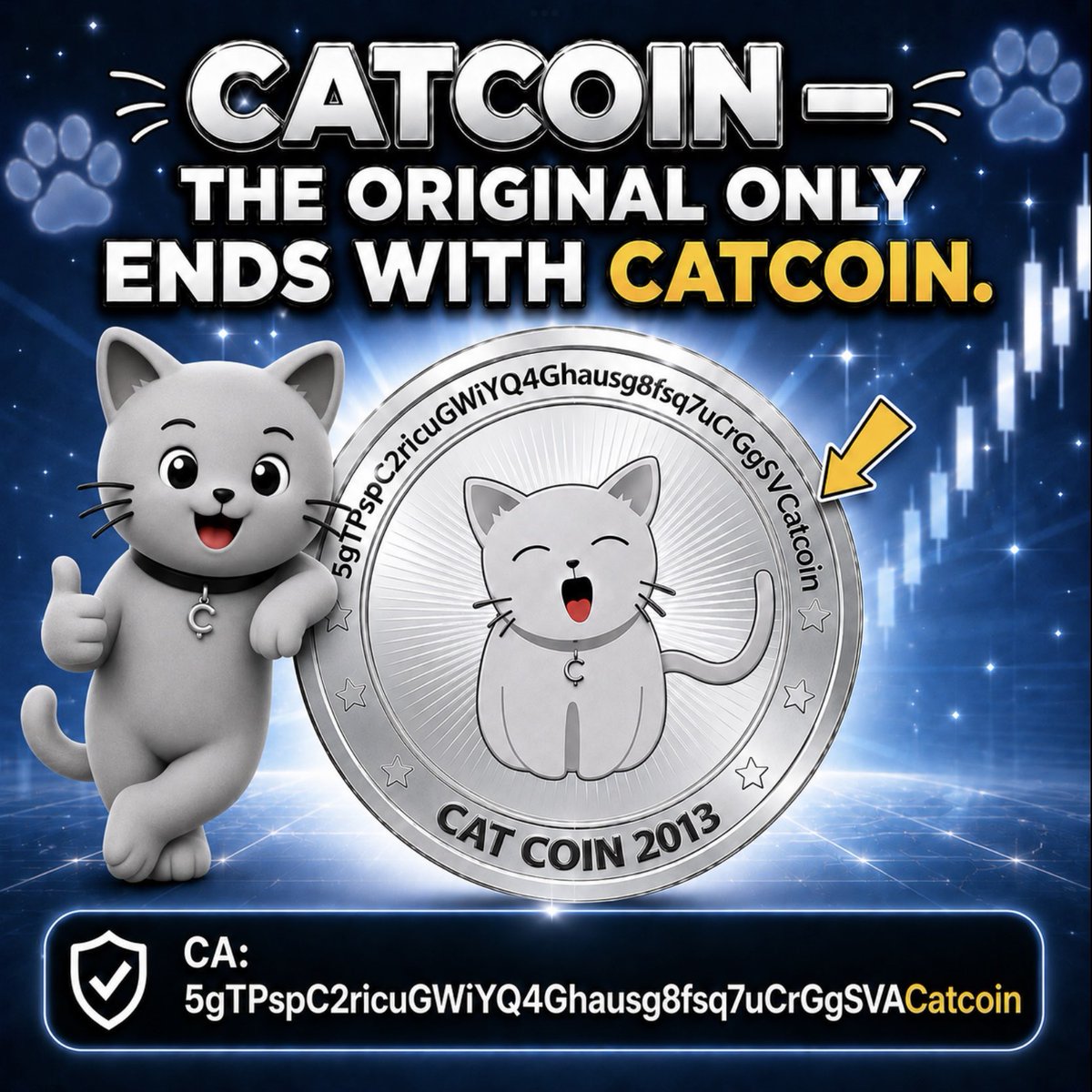 CRYPTOi5KING's tweet photo. @gsksolana solana:5gTPspC2ricuGWiYQ4Ghausg8fsq7uCrGgSVACatcoin was created weeks after DOGE in 2013. It is the OG CAT Meta! This is the coin that should be flipping dogecoin:native RIGHT NOW! Send the love for solana:5gTPspC2ricuGWiYQ4Ghausg8fsq7uCrGgSVACatcoin ON SOL https://t.co/JYmawiCKn2