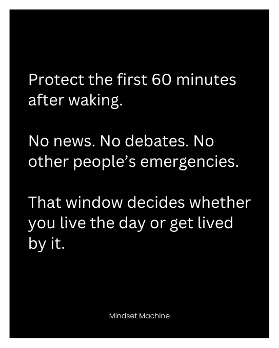 mindsetmachine's tweet photo. Win the morning 🏆 https://t.co/iH7uEGWy79