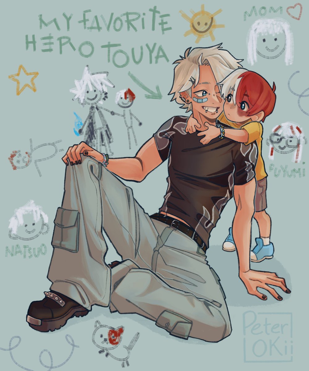 peterokii's tweet photo. big bro - happy AU?
thinking about making more touya merch... a plushie? https://t.co/pClle9tHcF