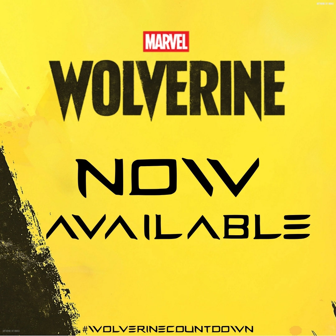 WolverineCD's tweet photo. Marvel’s Wolverine is now available exclusively on #PS5 and #PS5Pro on Tuesday, September 15, 2026. 

Exclusively for PS5 Consoles beginning today Tuesday, September 15, 2026. 

Buy Now: #Wolverine: https://t.co/tRP8wknxFq 

#WolverinePS5 #WolverineCountdown #insomgamescommunity #MarvelsWolverine