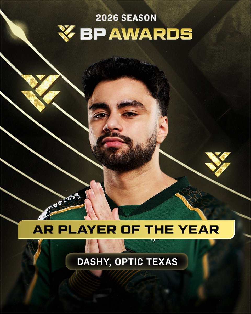 GGBreakingPoint's tweet photo. AR Player of the Year 🏆

@DashySZN 

#BPAwards2026 https://t.co/pHAlmF6gax