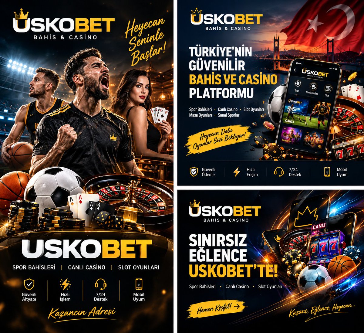 Uskobet's tweet photo. Sporun heyecanı, casinonun atmosferi ve modern dijital deneyim… 🎰⚽

USKOBET, bahis ve casino dünyasını tek çatı altında buluşturuyor.

🔞 Yalnızca 18+ kullanıcılar içindir. Sorumlu oyun önemlidir.

#USKOBET #Casino #Bahis #CanlıCasino https://t.co/ibmyW8IRBO