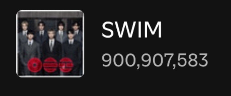 uarelip's tweet photo. QUE PEDO ESTAMOS A NADA DEL 1B PARA SWIM, ESTE AÑO SE CONSIGUE EL PRIMER 1B DE LOS BSIDES DE ARIRANG NOMAMES YA PONGANSE LAS PILAS https://t.co/oHJ2RvugZY