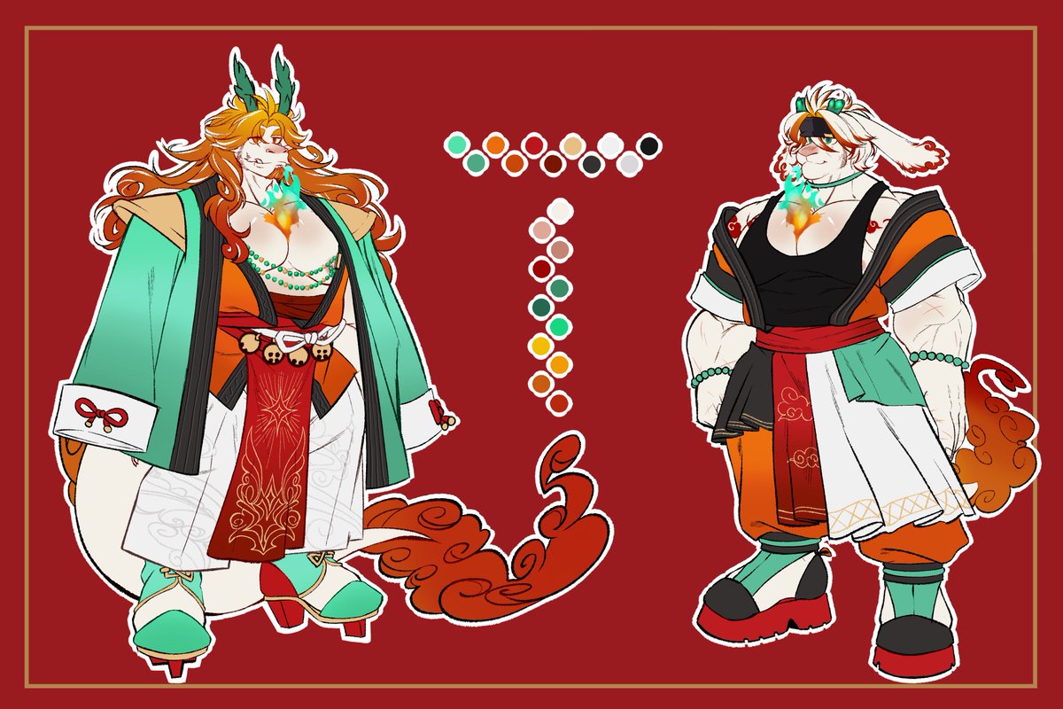 KAROISHIMURA's tweet photo. Reference sheet done for @ElWonejoDragon ! I hope you like it!!

#commissionwork #nsfw #bara https://t.co/2OnHbDfTOq