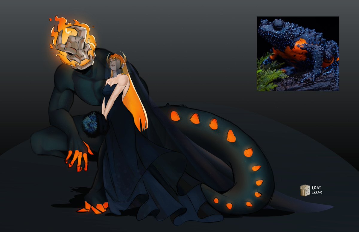 MybreadisLost's tweet photo. Day 13 of concept art (subject was a Galaxy frog) 🌌
#conceptart #art #digitalart #illustrationㅤㅤㅤㅤ https://t.co/qXlod9oVr1