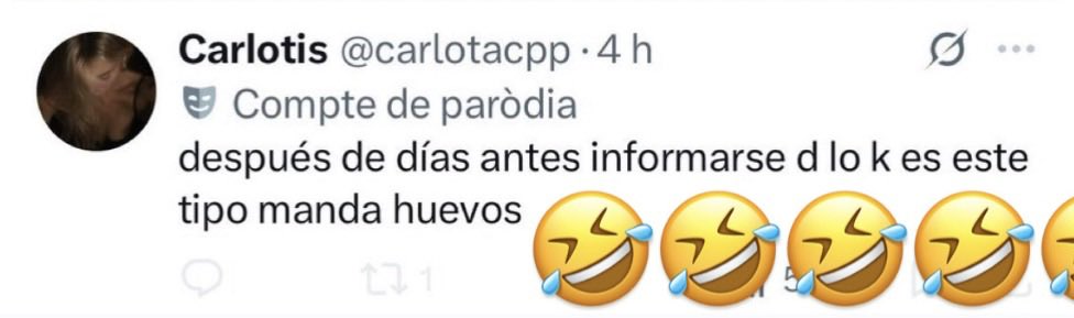 Johanpareras's tweet photo. @carlotacp @semperabomnibus @infiruli Pero no tapes el pollón que es gigantesco. A saber cuantas veces habrás visto mis pelis 😁

A ver si tienes suerte y alguna te hace caso que luego lloras, pancha https://t.co/KqGnU4yyf8