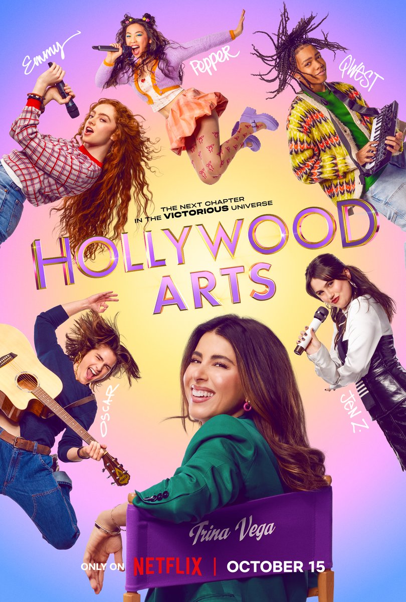 whatonnetflix's tweet photo. The official poster for HOLLYWOOD ARTS is here! https://t.co/HUnSWM2YQU