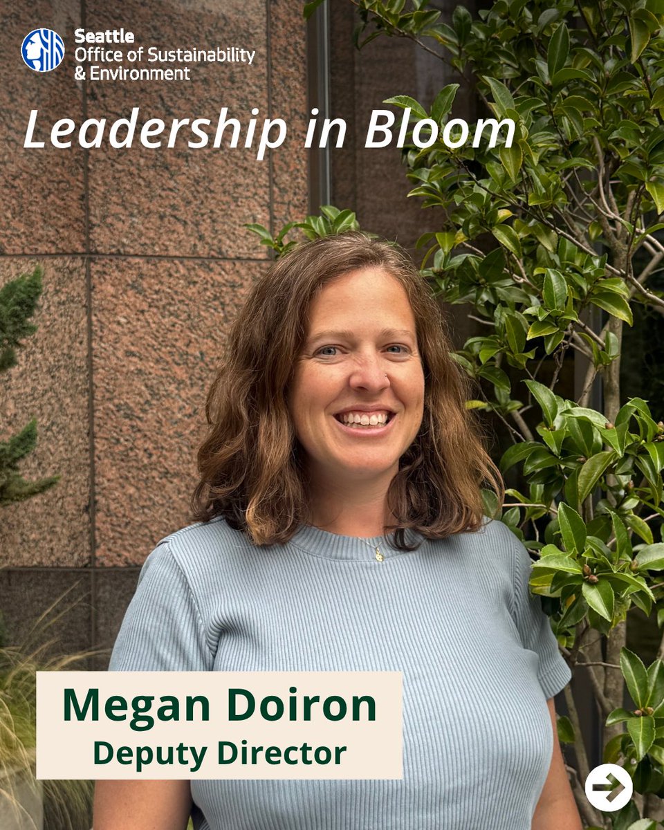 SeattleOSE's tweet photo. Even as autumn rolls in, leadership is blooming at OSE 🍁 Meet Megan Doiron, our deputy director!🔍Learn more about Megan’s journey in her conversation with Lylianna at the link https://t.co/HyfjBfodd1 https://t.co/c1CVOxQCxw