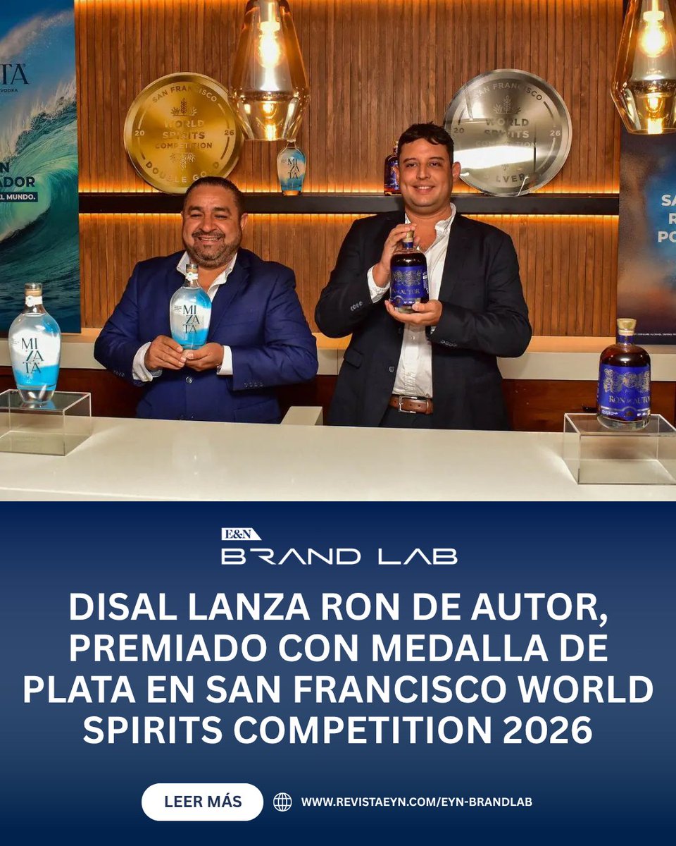 Revista_EyN's tweet photo. #RonDeAutor #DISAL #ElSalvador
DISAL presentó Ron de Autor, una edición limitada con identidad salvadoreña que obtuvo Medalla de Plata en el San Francisco World Spirits Competition 2026. Su diseño incorpora el legado artístico de Fernando Llort.
https://t.co/wNFN3IPg1g https://t.co/mlAUpFYTLp
