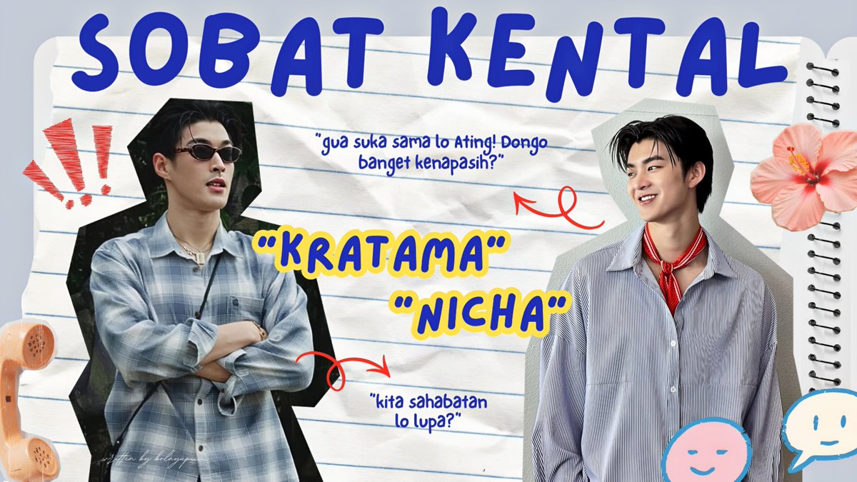 bolayupiii's tweet photo. SOBAT KENTAL!
— #TingMeen au
; side story about Kratama-Nicha.
written by bolayupiii
#localau https://t.co/FYTYooxAXs